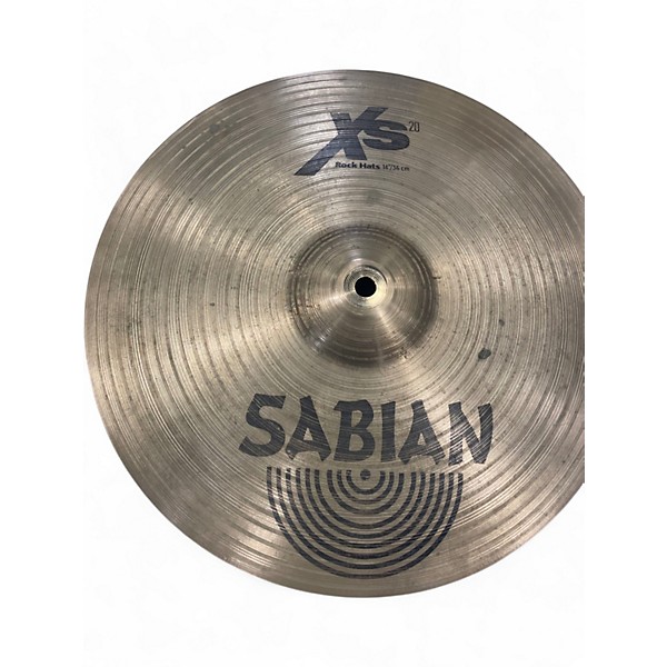 Used SABIAN 14in XS20 Rock Hi Hat Pair Cymbal