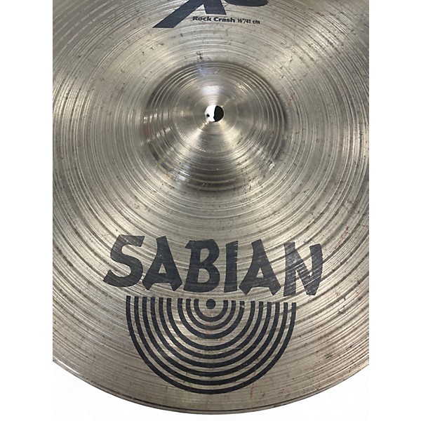 Used SABIAN 16in XS20 Rock Crash Cymbal