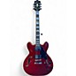 Used Grote 335 Red Hollow Body Electric Guitar thumbnail