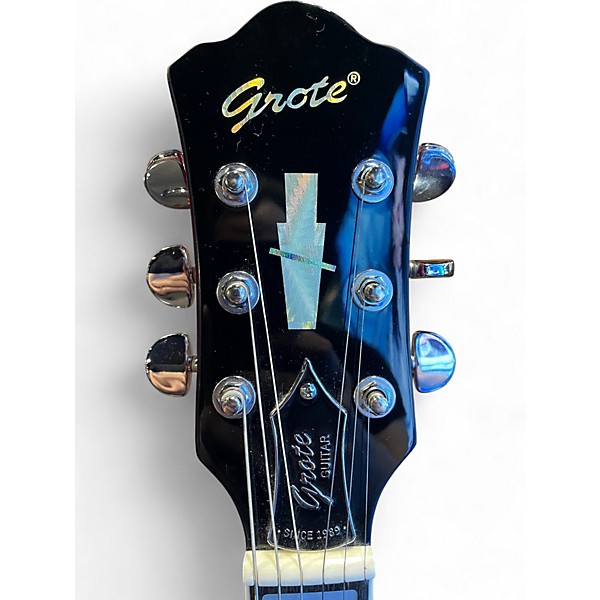 Used Grote 335 Red Hollow Body Electric Guitar