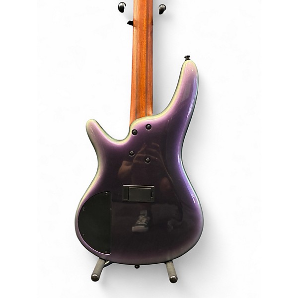 Used Ibanez SR500 Trans Purple Electric Bass Guitar