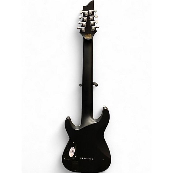 Used Schecter Guitar Research DAMIEN PLATINUM 8 MATTE BLACK Solid Body Electric Guitar