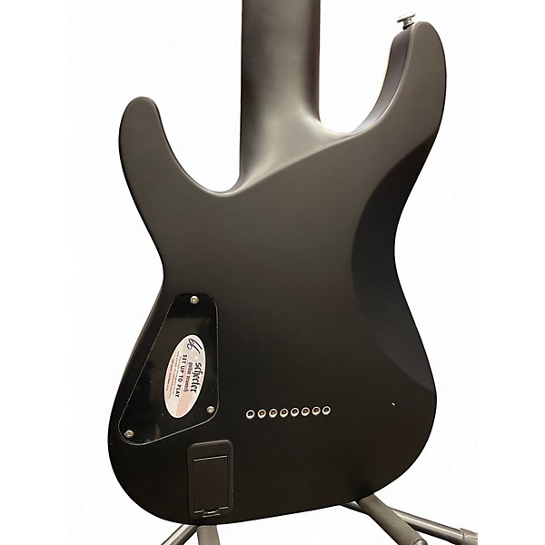 Used Schecter Guitar Research DAMIEN PLATINUM 8 MATTE BLACK Solid Body Electric Guitar