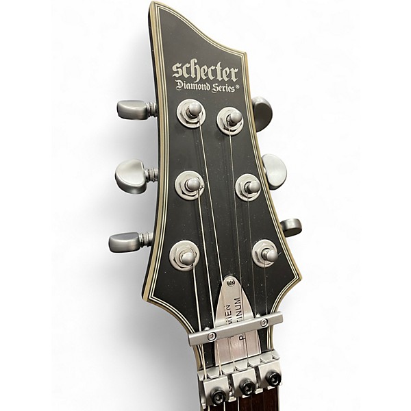 Used Schecter Guitar Research DAMIEN PLATINUM 6 FR S MATTE BLACK Solid Body Electric Guitar