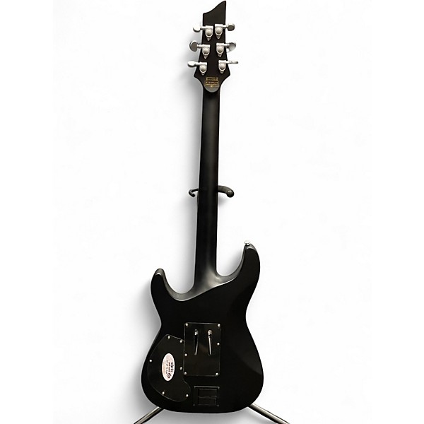 Used Schecter Guitar Research DAMIEN PLATINUM 6 FR S MATTE BLACK Solid Body Electric Guitar