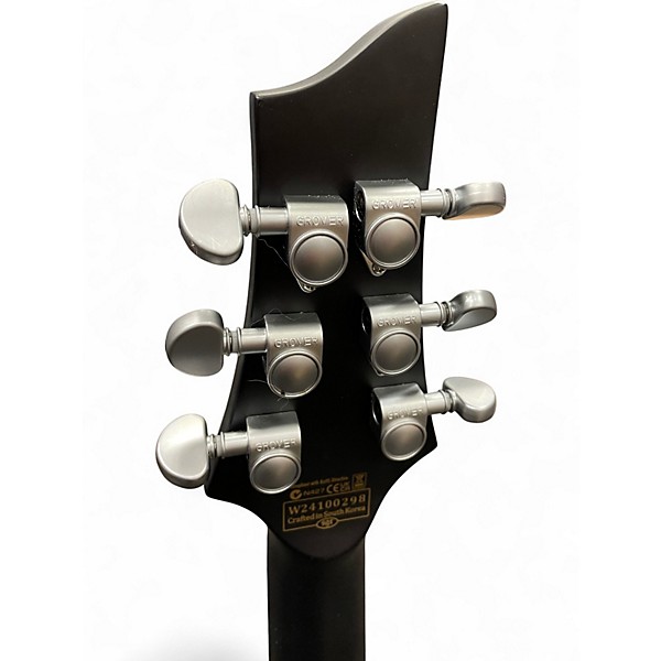 Used Schecter Guitar Research DAMIEN PLATINUM 6 FR S MATTE BLACK Solid Body Electric Guitar
