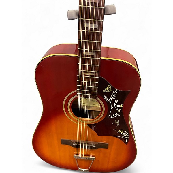 Used Greco Hummingbird Lawsuit 2 Color Sunburst Acoustic Guitar