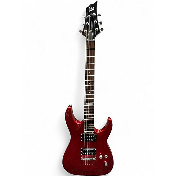 Used ESP LTD H51 Candy Apple Red Solid Body Electric Guitar
