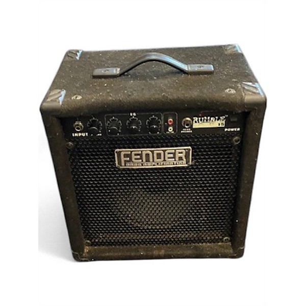 Used Fender Rumble 15 15W 1X8 Bass Combo Amp