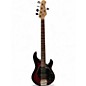 Used Sterling by Music Man STINGRAY 5 SUB SERIES Cherry Sunburst Electric Bass Guitar thumbnail