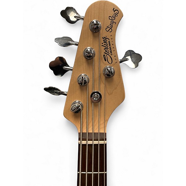 Used Sterling by Music Man STINGRAY 5 SUB SERIES Cherry Sunburst Electric Bass Guitar