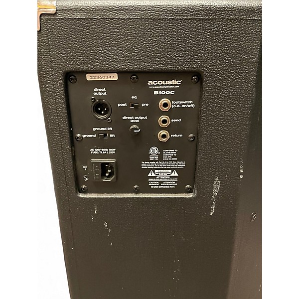Used Acoustic B100C Bass Combo Amp