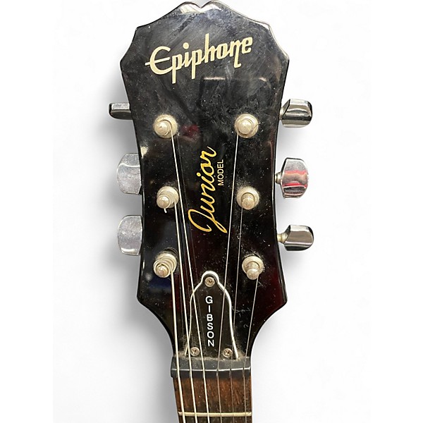 Used Epiphone Les Paul Junior Black Solid Body Electric Guitar