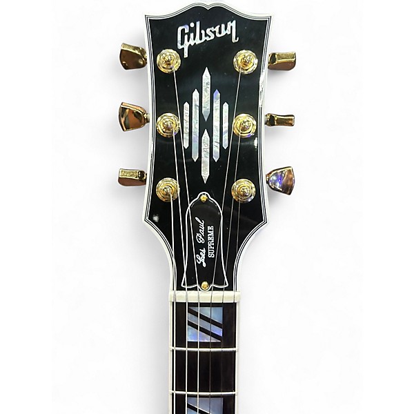 Used 2024 Gibson Les Paul Supreme Transparent Ebony Burst Solid Body Electric Guitar