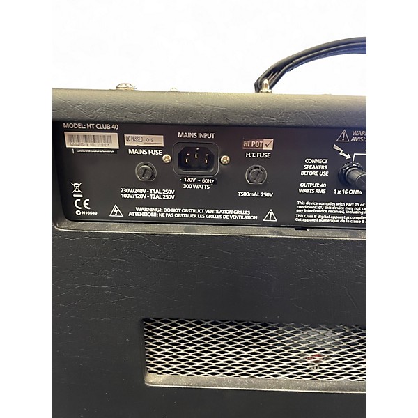Used Blackstar HT Club 40 Venue 40W 1x12 Tube Guitar Combo Amp