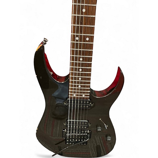 Used Ibanez rg7260 BLACK GOLD Solid Body Electric Guitar