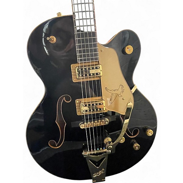 Used 2025 Gretsch Guitars Synchromatic Falcon Black Hollow Body Electric Guitar