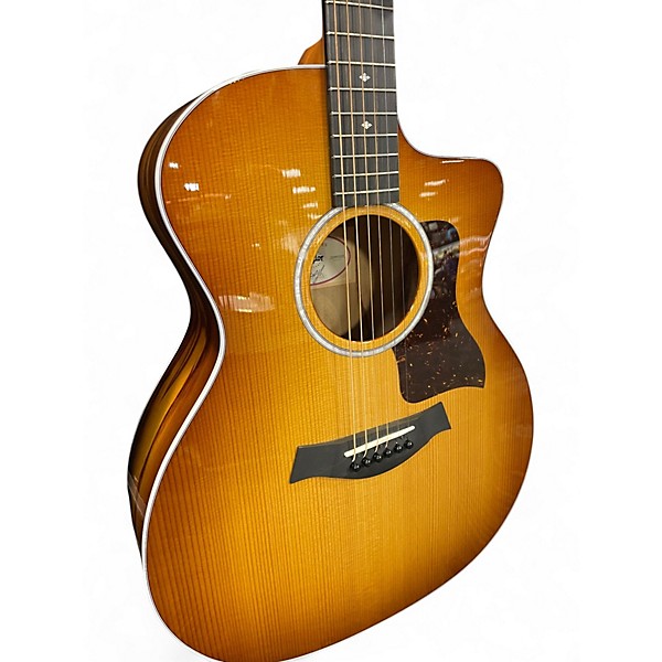 Used Taylor 214CE Deluxe EDGEBURST Acoustic Electric Guitar