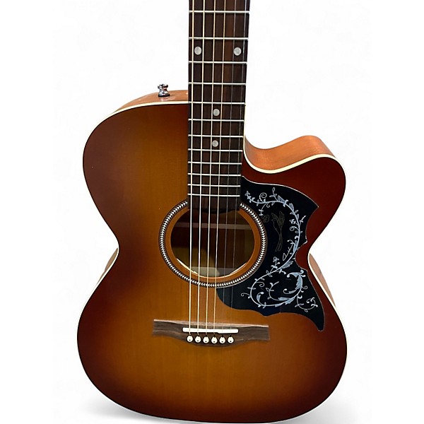 Used Seagull Entourage Rustic Cutaway Sunburst Acoustic Electric Guitar