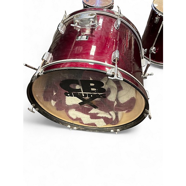 Used CB Percussion 4 Piece SP SERIES Cherry Drum Kit