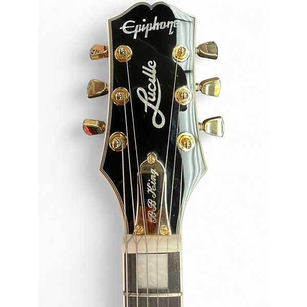 Used Epiphone BB King Lucille Black Hollow Body Electric Guitar
