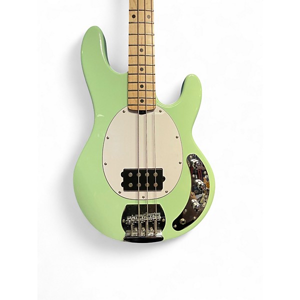 Used Sterling by Music Man StingRay RAY4 Mint Green Electric Bass Guitar