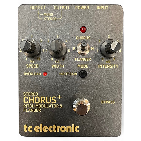 Used TC Electronic SCF Chorus Flanger Effect Pedal