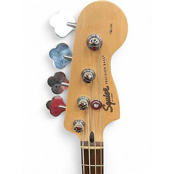 Used Squier Precision Bass 2 Color Sunburst Electric Bass Guitar