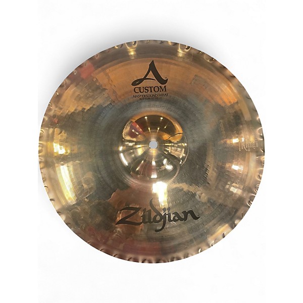 Used Zildjian 15in A Custom Hi Hat Pair Cymbal