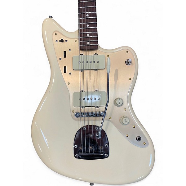 Used Squier J Mascis Jazzmaster Vintage White Solid Body Electric Guitar