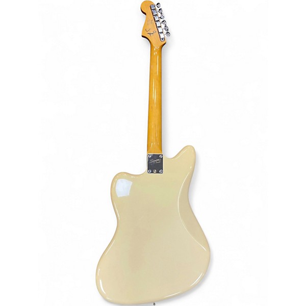 Used Squier J Mascis Jazzmaster Vintage White Solid Body Electric Guitar