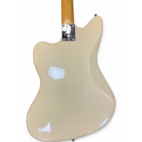 Used Squier J Mascis Jazzmaster Vintage White Solid Body Electric Guitar