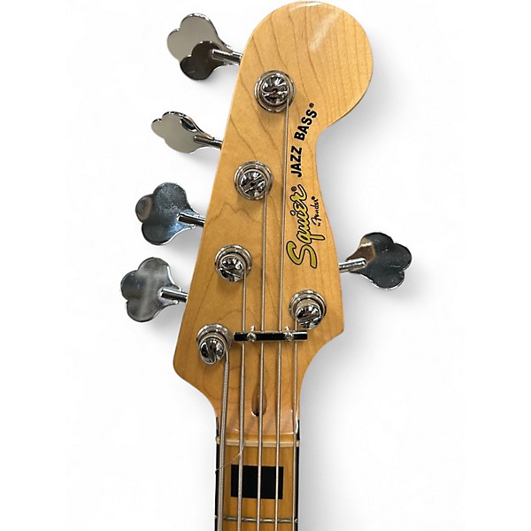 Used Squier Classic Vibe 70s Jazz Bass V Natural Solid Body Electric Guitar