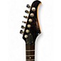 Used Silvertone HSS Double Cut Black Solid Body Electric Guitar
