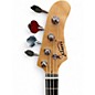 Used Glarry J BASS Natural Electric Bass Guitar