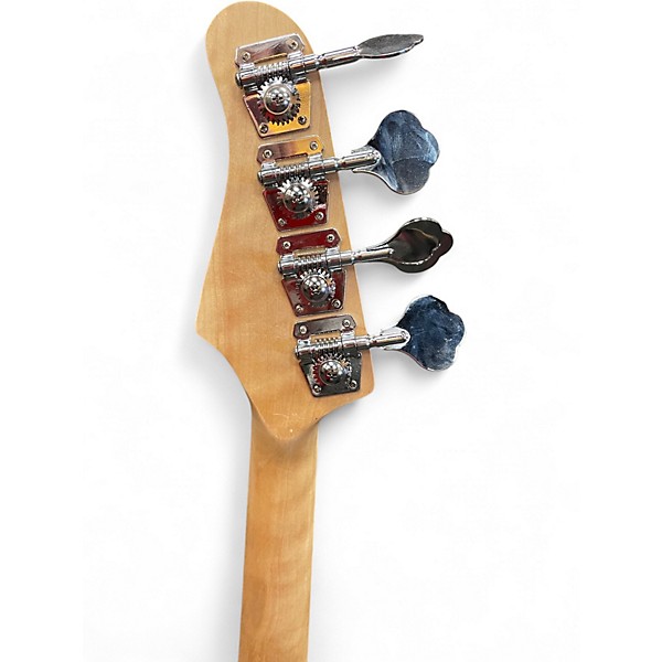 Used Glarry J BASS Natural Electric Bass Guitar