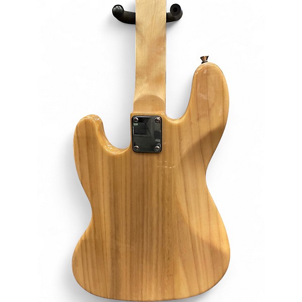 Used Glarry J BASS Natural Electric Bass Guitar