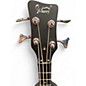 Used Glarry MINI BASS Blue Burst Electric Bass Guitar
