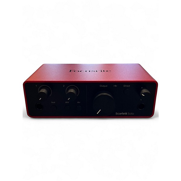 Used Focusrite Scarlett Solo 4th Gen Audio Interface