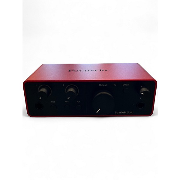 Used Focusrite Scarlett Solo 4th Gen Audio Interface