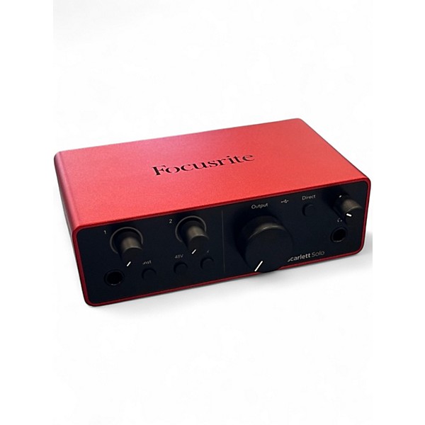 Used Focusrite Scarlett Solo 4th Gen Audio Interface