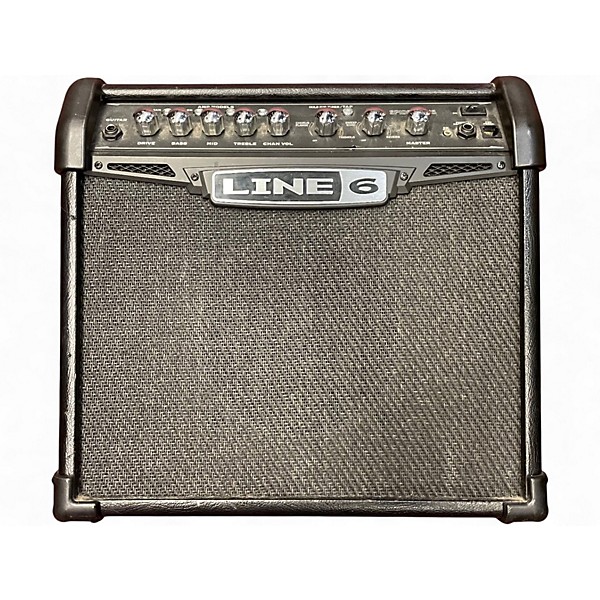 Used Line 6 Spider IV 15W 1X8 Guitar Combo Amp
