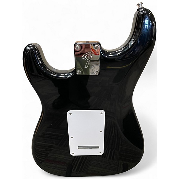 Used Fender Standard Stratocaster Black Solid Body Electric Guitar