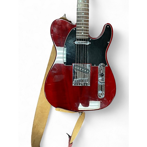 Used 2006 Fender FSR AMERICAN TELECASTER CHAMBERED MAHOGANY Trans Crimson Red Solid Body Electric Guitar