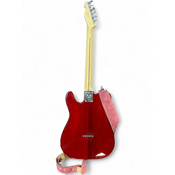 Used 2006 Fender FSR AMERICAN TELECASTER CHAMBERED MAHOGANY Trans Crimson Red Solid Body Electric Guitar