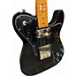 Used Squier TELECASTER CUSTOM Black Solid Body Electric Guitar
