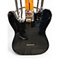 Used Squier TELECASTER CUSTOM Black Solid Body Electric Guitar