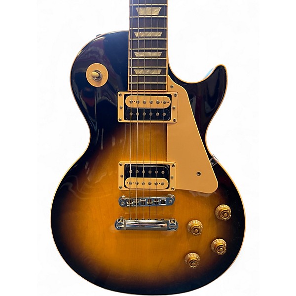 Used Gibson Les Paul Traditional Pro 2 Tone Sunburst Solid Body Electric Guitar