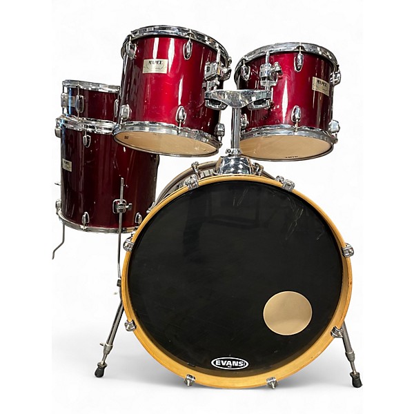 Used Mapex 5 Piece Venus Wine Red Drum Kit