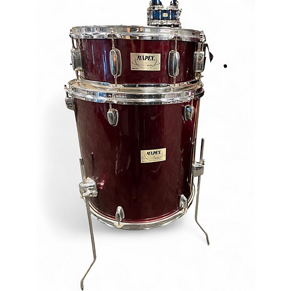 Used Mapex 5 Piece Venus Wine Red Drum Kit